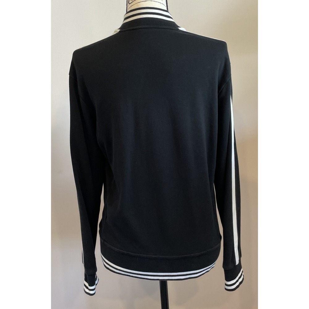 Polo Ralph Lauren Baseball Track Jacket Size S Athliesure Black Cotton Full Zip - Picture 10 of 16